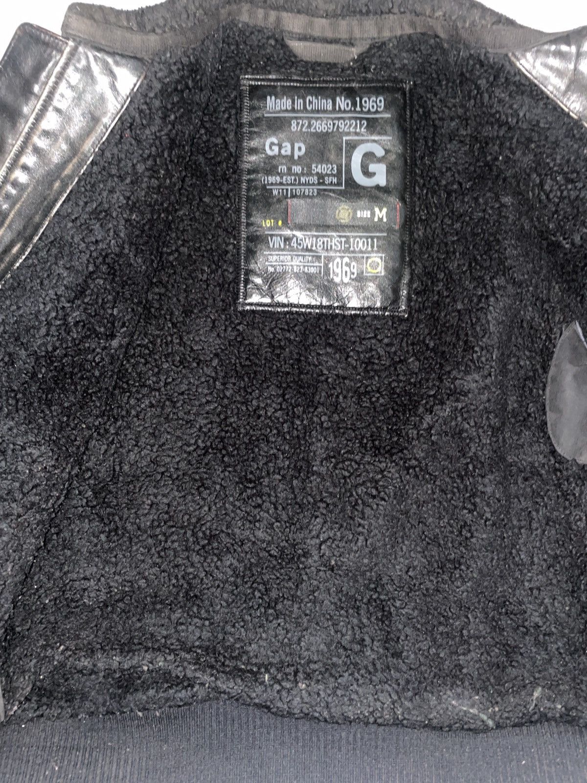 Gap Gap 1969 Vintage Leather Bomber Size US M / EU 48-50 / 2 - 3 Thumbnail