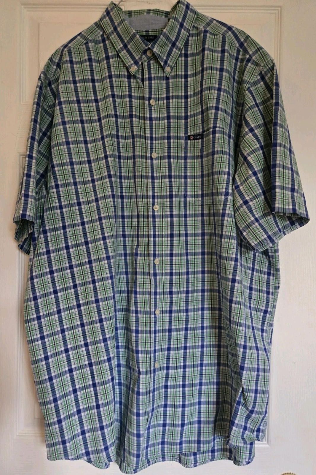 Chaps Dress Shirt Chaps 2XT 2X Button Down Light Green Spring Plai Size US XXL / EU 58 / 5 - 8 Thumbnail
