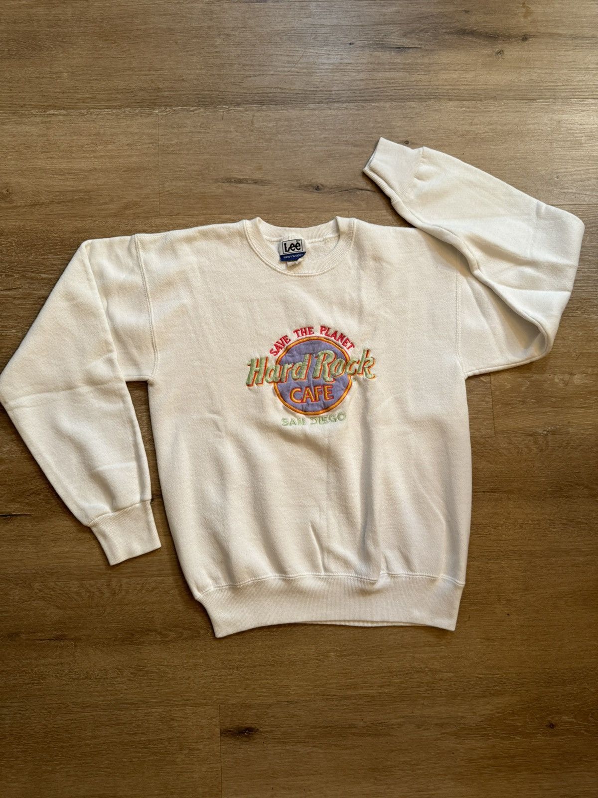 Hard Rock Cafe × Lee × Vintage Vintage Hard Rock San Diego Crew Neck Embroidered Sweatshirt Size US M / EU 48-50 / 2 - 1 Thumbnail