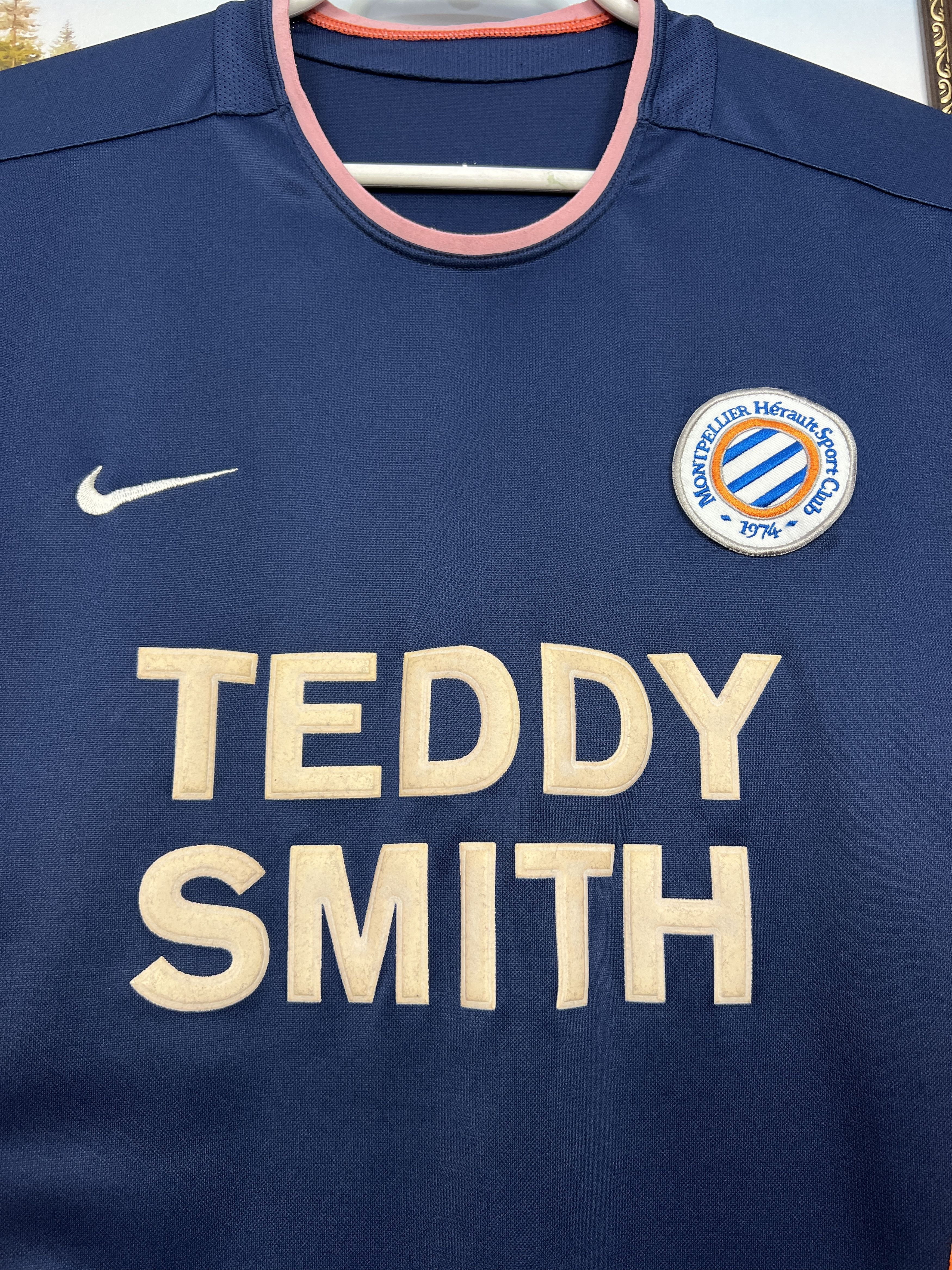 Nike Montpellier Home football shirt 2002 Nike Soccer Blue Jersey Size US L / EU 52-54 / 3 - 3 Thumbnail