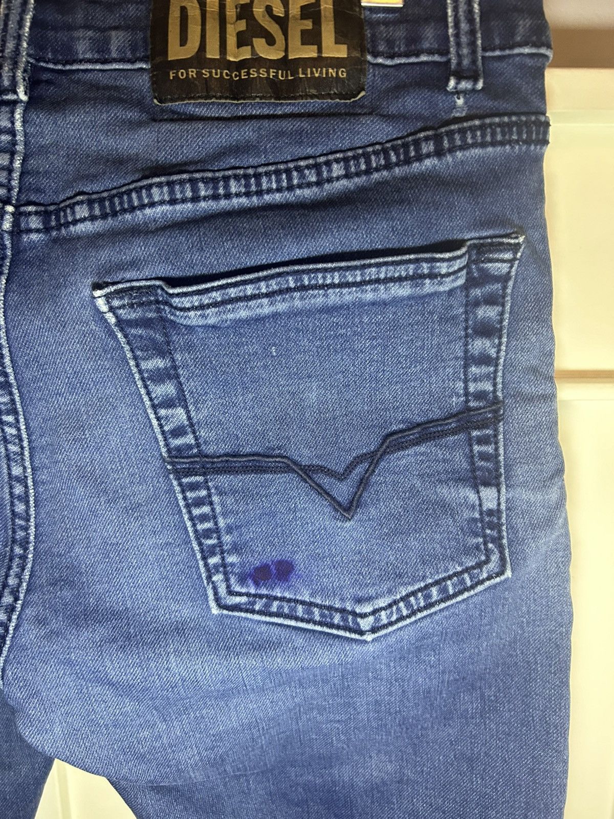 Diesel Diesel trompe l'oeil jean sweatpants Size US 34 / EU 50 - 13 Thumbnail