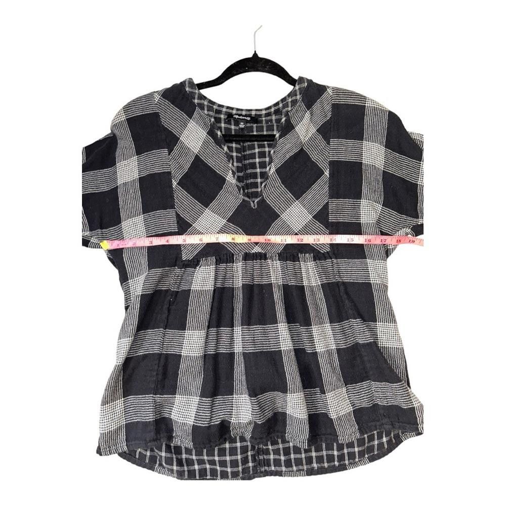 Madewell Madewell l Plaid Babydoll Top XS Size XS / US 0-2 / IT 36-38 - 4 Thumbnail