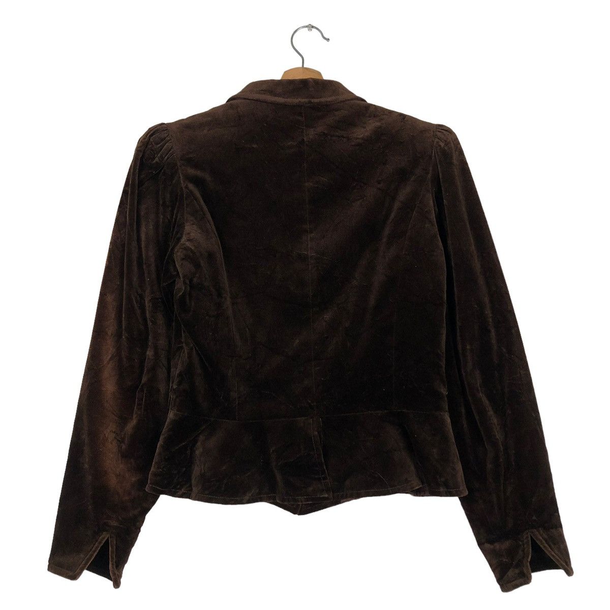 Vintage 🔥VINTAGE CROPPED VELVET JACKET DIFFUSION GUY LAROCHE PARIS Size XS / US 0-2 / IT 36-38 - 8 Thumbnail