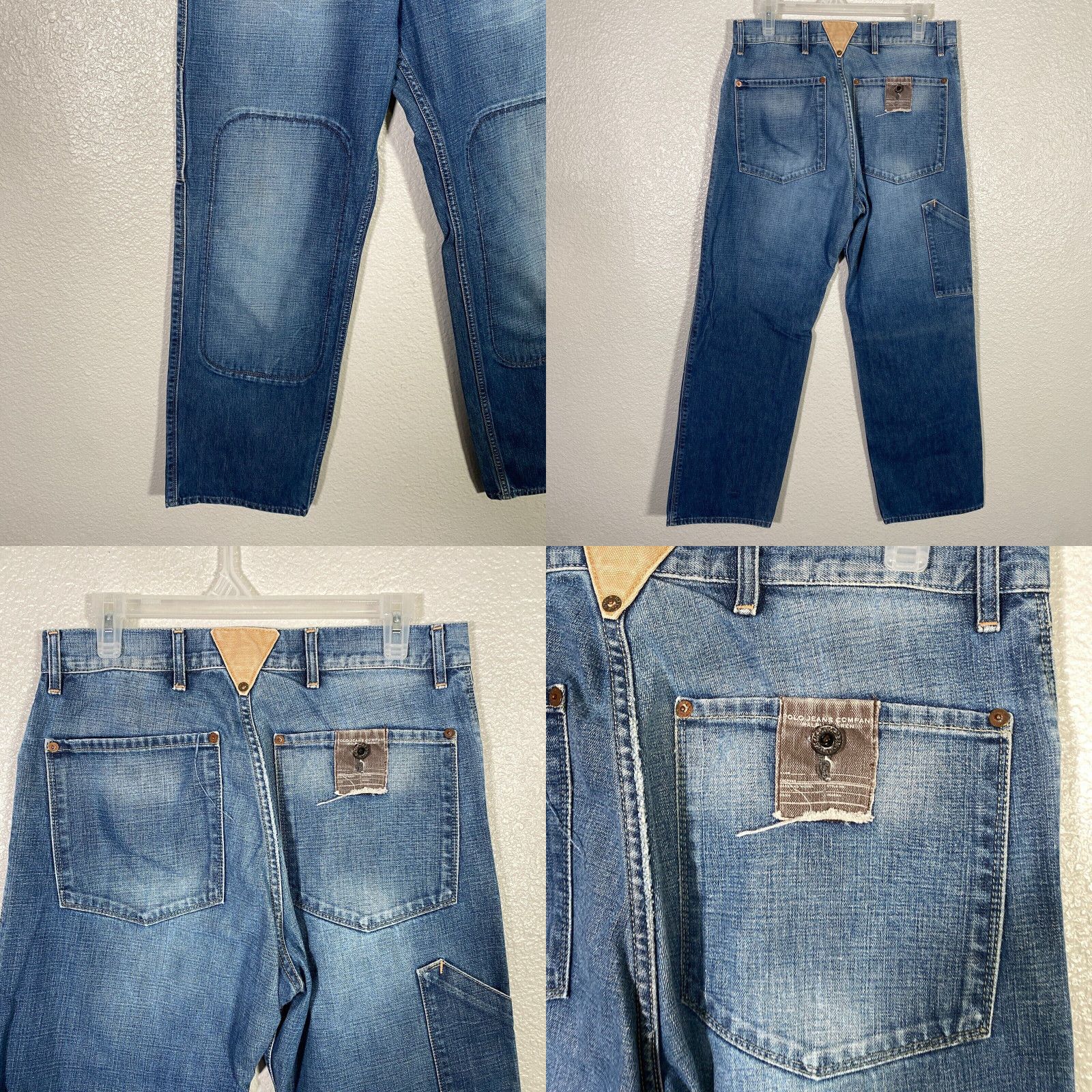 Men’s Vintage Polo Ralph Lauren “Patchwork” Varvick buy Jeans (Sz.34x34)