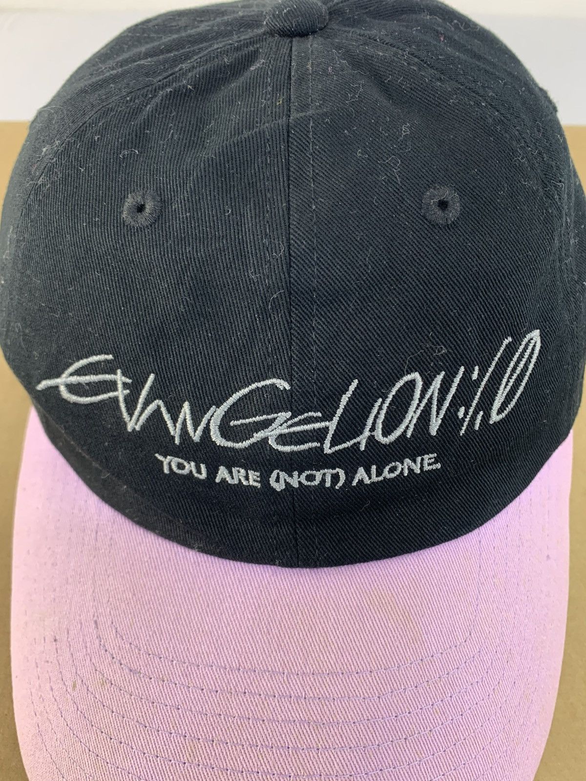 Anime 90s Japanese Anime Evangelion Khara 6 Panel Round Cap Size ONE SIZE - 2 Thumbnail