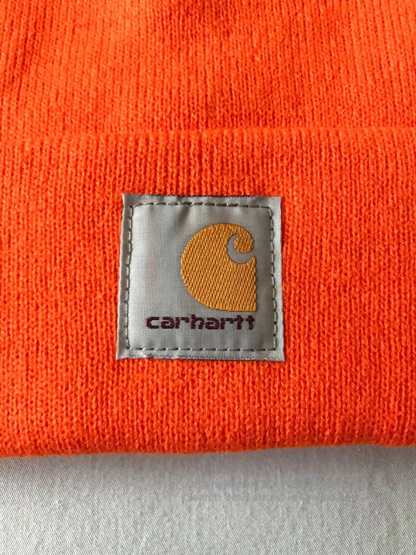 Carhartt Carhartt A18 OG Orange Knit Beanie. Size ONE SIZE - 5 Thumbnail