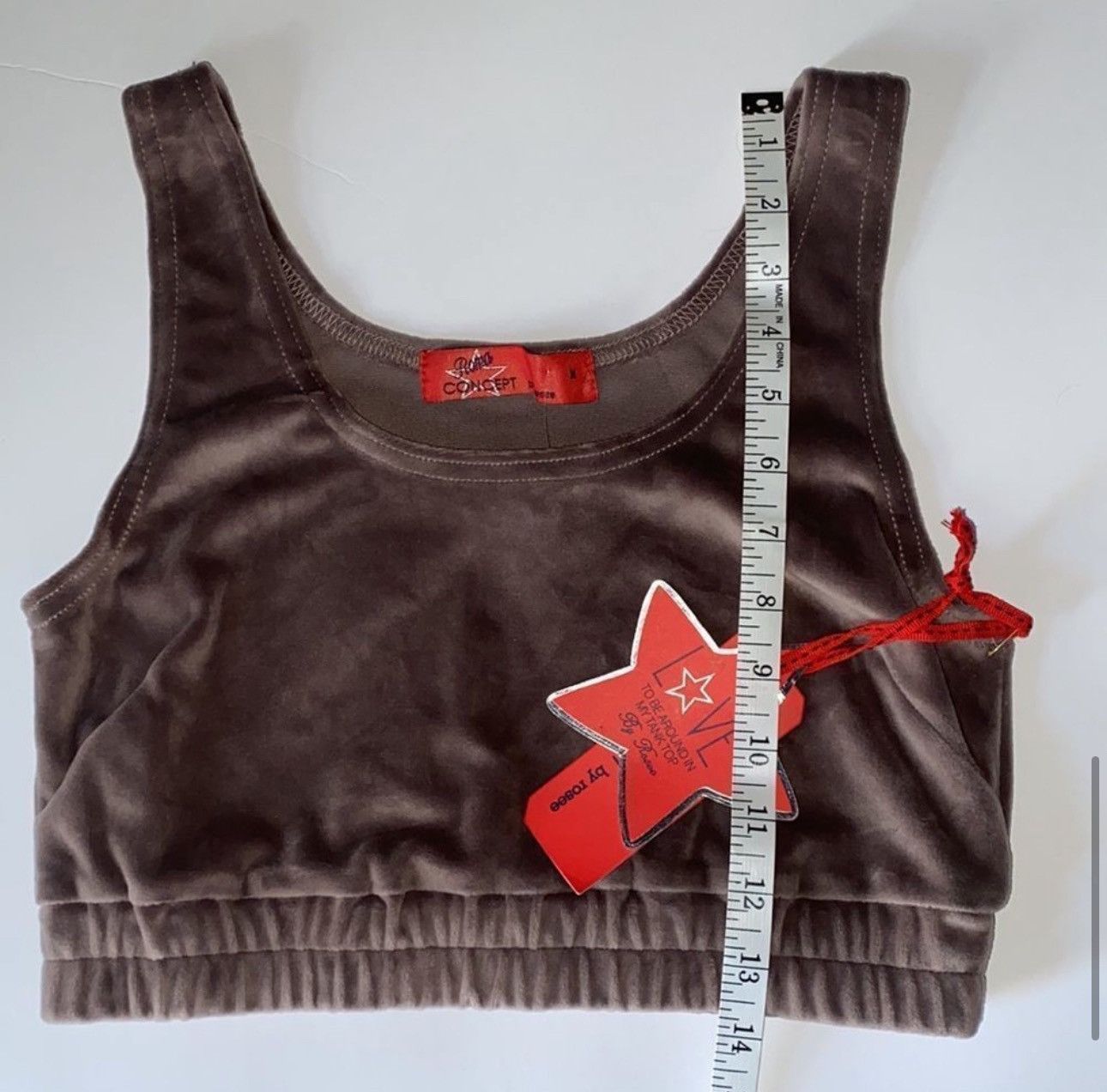 Other Boutique, Velvet/Velour, Sports Bra Style, Cropped Top Size M / US 6-8 / IT 42-44 - 7 Thumbnail