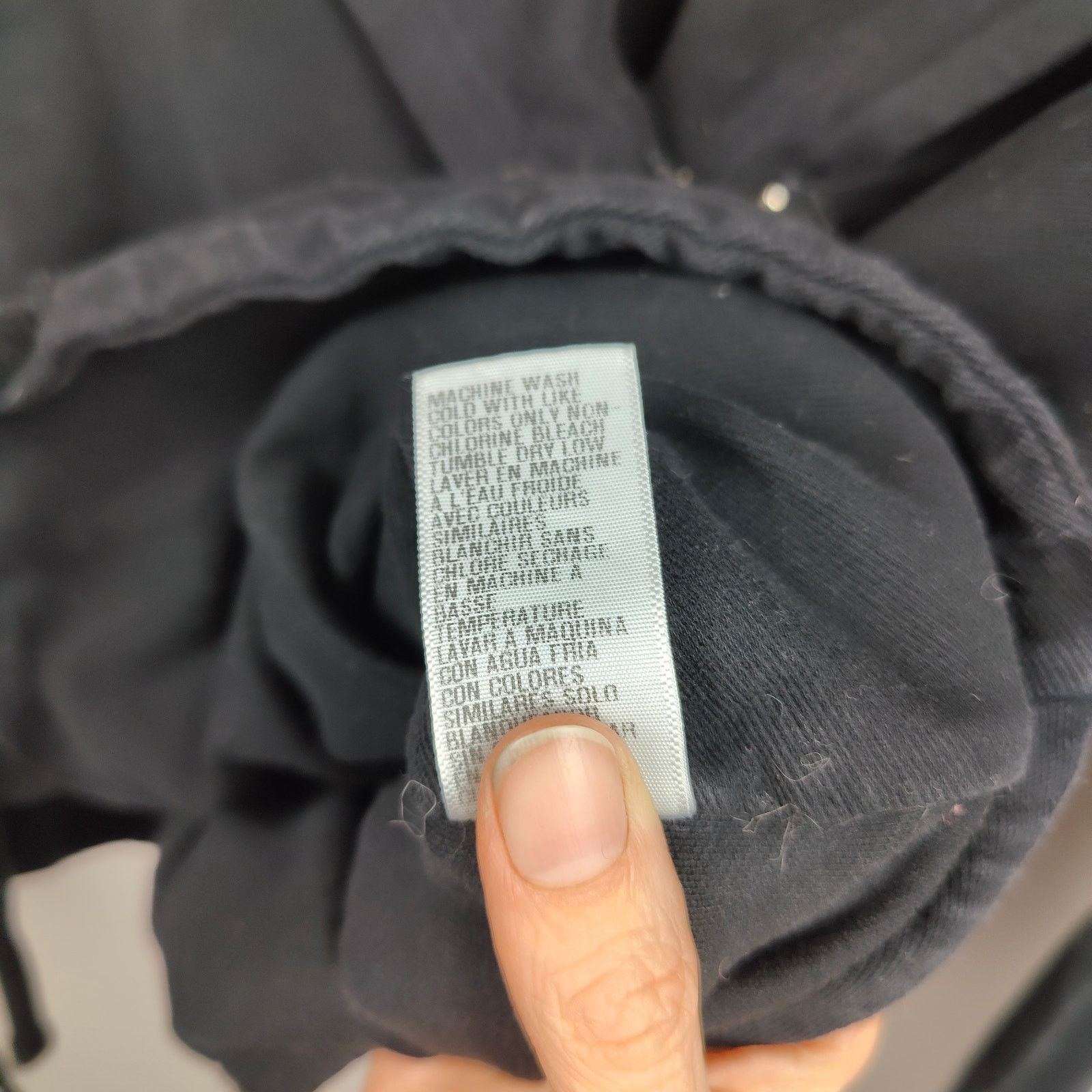 James Perse Standard James Perse Knit Moto Jacket Womens XS 0 Black Size XS / US 0-2 / IT 36-38 - 6 Thumbnail
