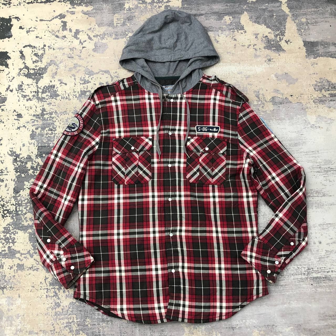 Sisley Y633 SISLEY FLANNEL JACKETS Size US XL / EU 56 / 4 - 1 Thumbnail