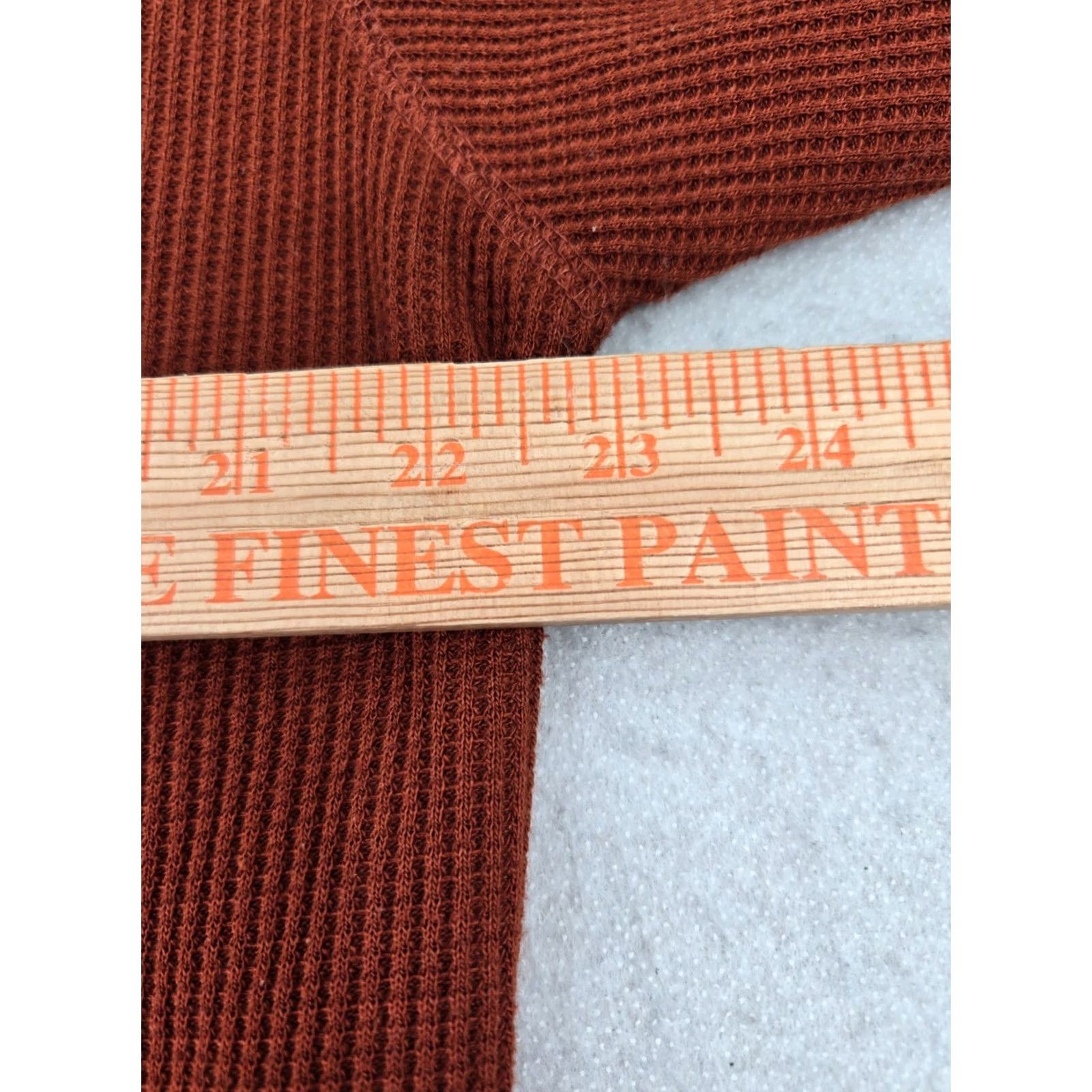 Vintage Alpine Lakes Henley Shirt 2XL Brick Red Thermal Knit Long Sleeve Men Size US XXL / EU 58 / 5 - 7 Thumbnail