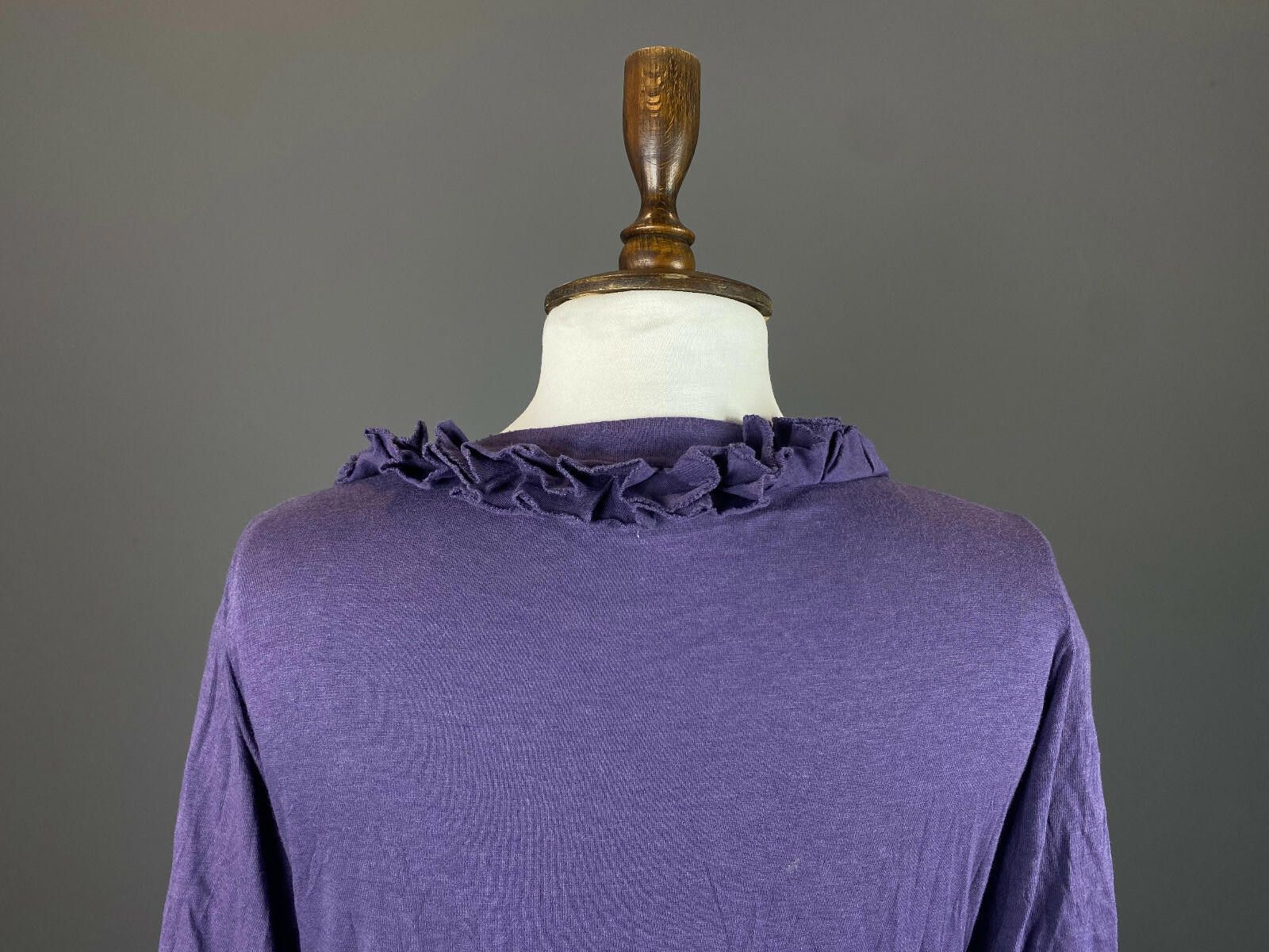 Designer Ladies See by Chloe Purple Open Front A-Line Dress Size 10 Size L / US 10 / IT 46 - 7 Thumbnail