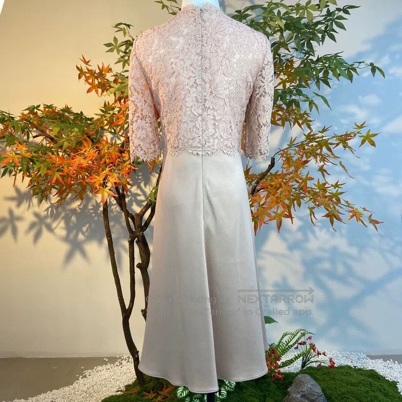 Valentino Valentino Pink lace patchwork dress Size S / US 4 / IT 40 - 2 Thumbnail
