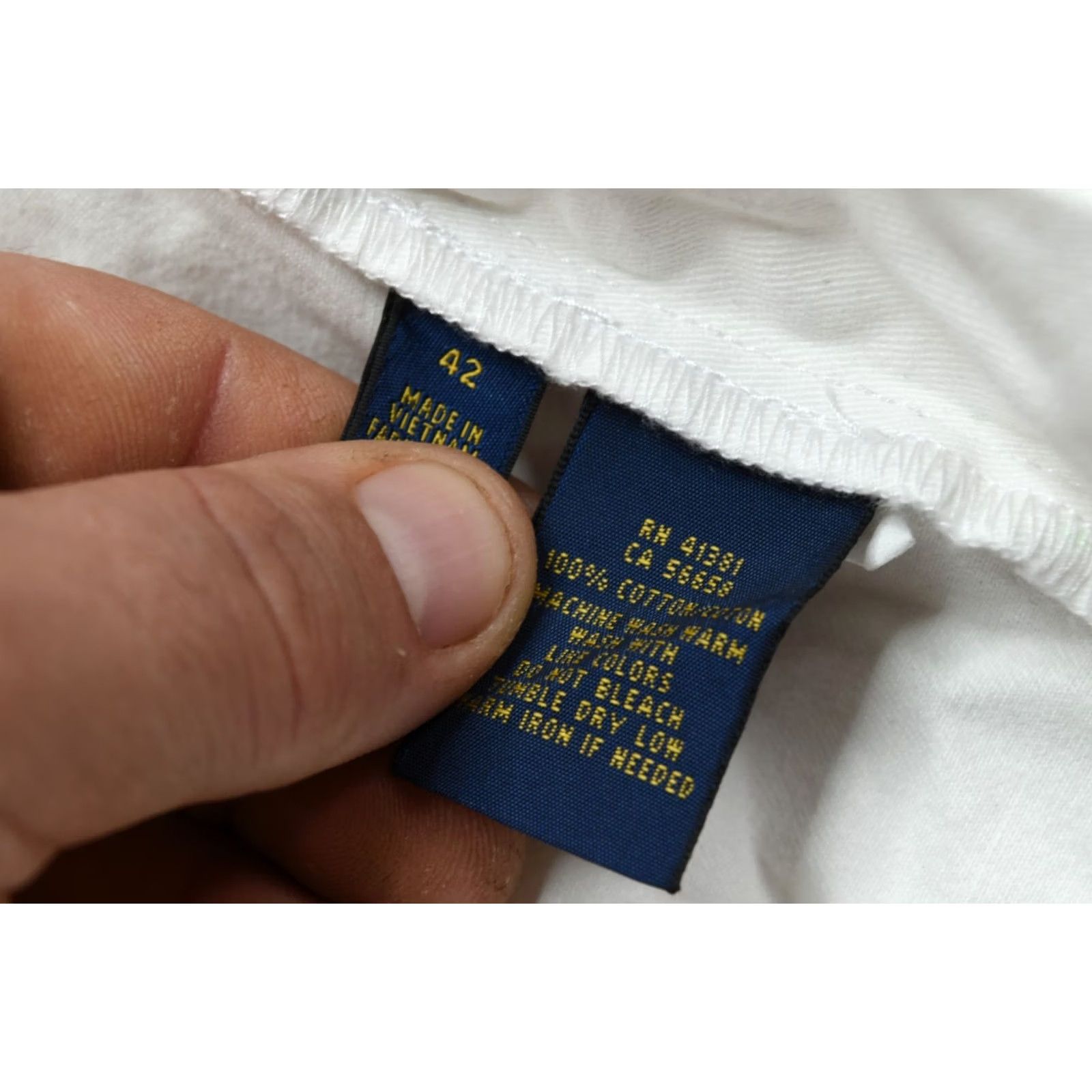 Polo Ralph Lauren Polo Ralph Lauren Shorts Mens 42 White Classic Fit Cotton Chino Casual 100% Size US XL / EU 56 / 4 - 7 Thumbnail