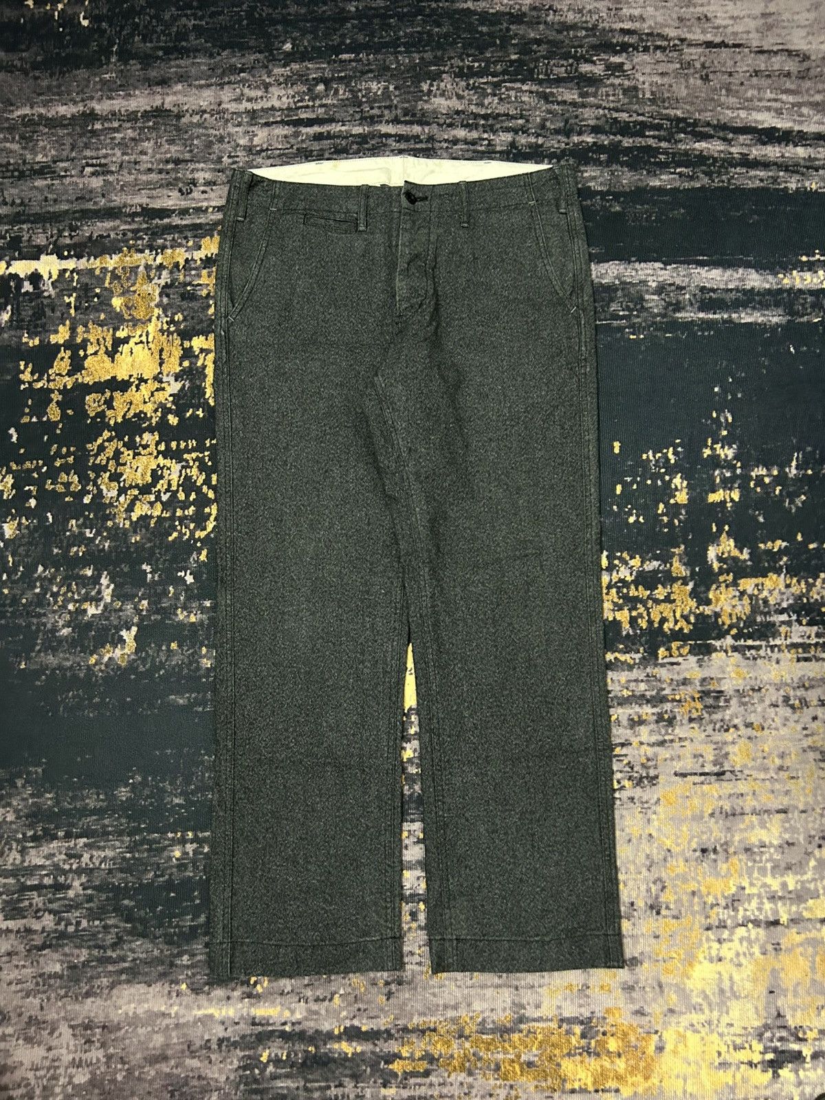 Burgus Plus Burgus Plus Lot 401 Salt & Pepper Military Trouser Pants Size US 34 / EU 50 - 1 Thumbnail