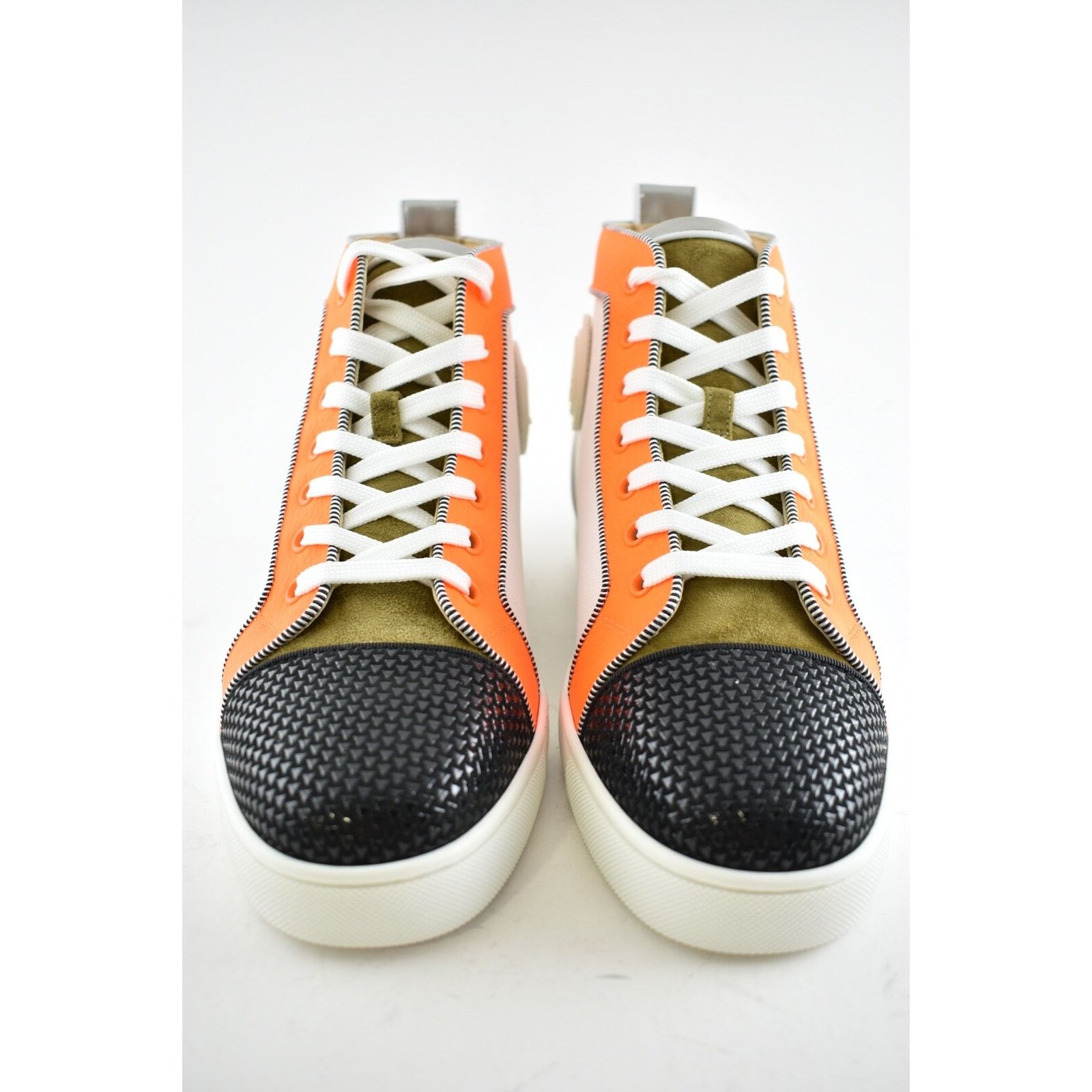 Christian Louboutin Christian Louboutin Mens Louis Orlato Flat Black White Size US 8 / EU 41 - 6 Thumbnail