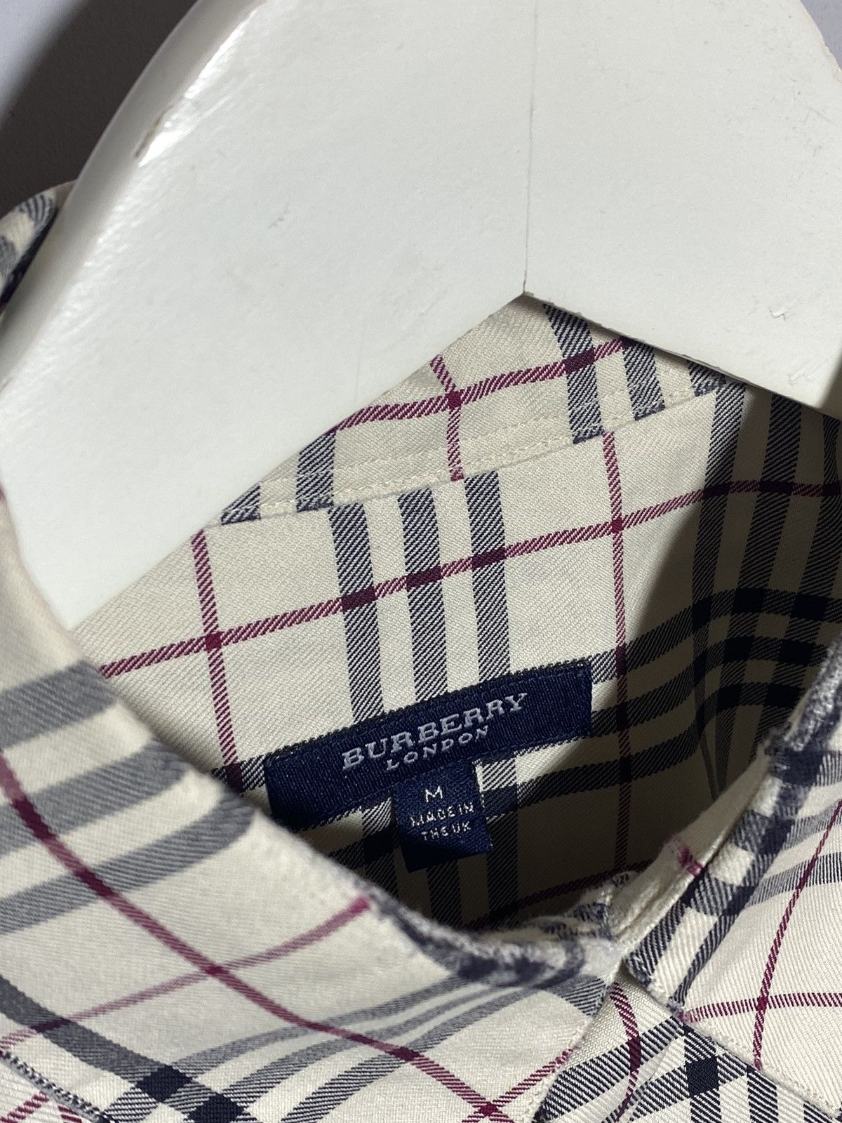 Burberry Vintage Burberry London Checked Short Sleeve Shirt Men’s Size US M / EU 48-50 / 2 - 12 Thumbnail