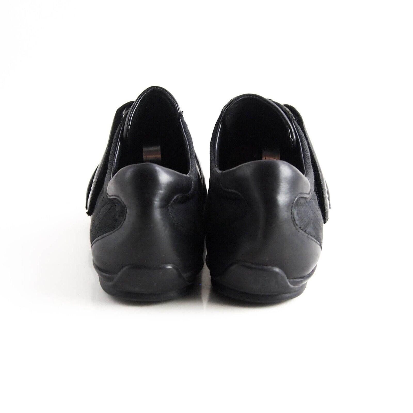 Gucci Gucci Supreme Sneakers Black Leather GG Canvas EU 36 C US 6 Size US 6 / IT 36 - 6 Thumbnail