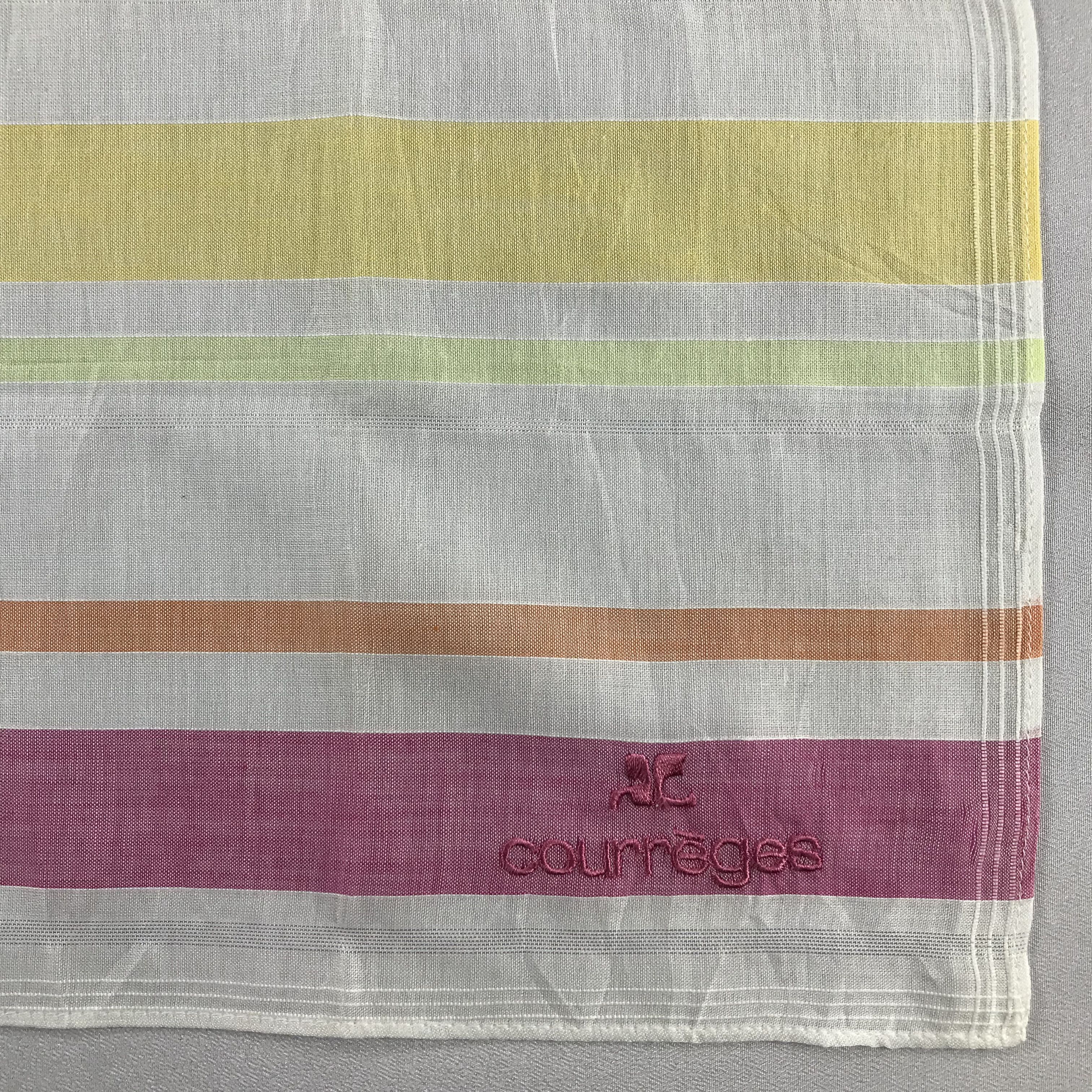 Courreges Courreges Handkerchief / Bandana / Neckerchief C603 Size ONE SIZE - 5 Thumbnail