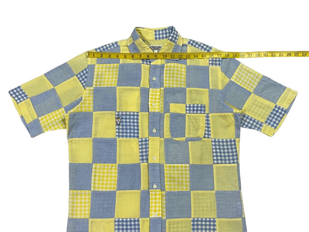 Bape × Nigo Baby Milo Pacthwork Button Up S/S Shirt Size US S / EU 44-46 / 1 - 6 Thumbnail