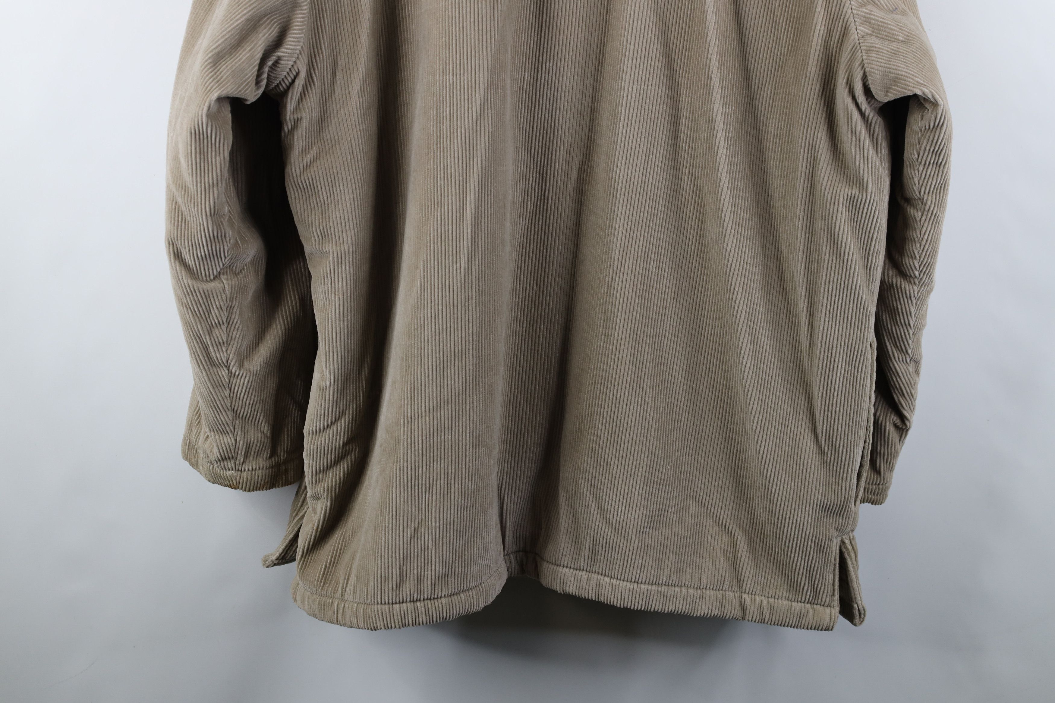 Vintage Vintage 90s Streetwear Lined Corduroy Shirt Jacket Jac Shirt Size US XXL / EU 58 / 5 - 16 Thumbnail