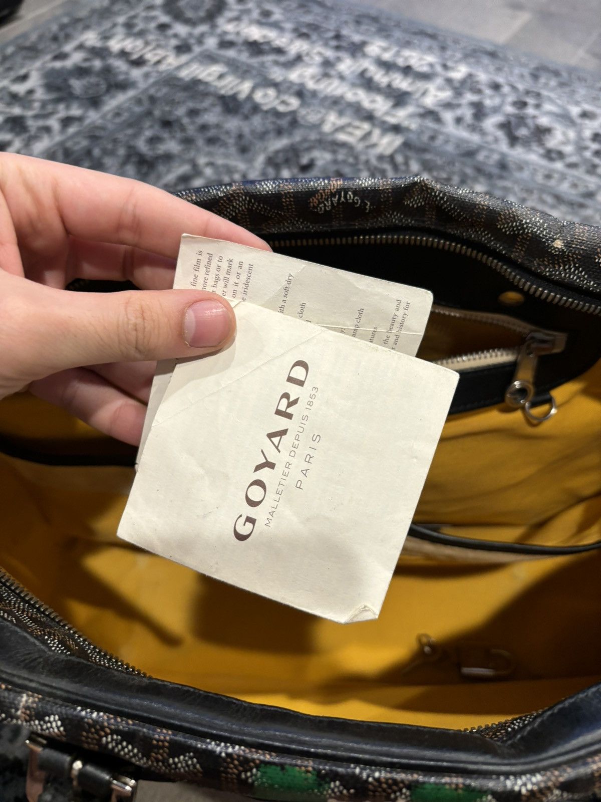 Goyard Goyard carry on luggage black bag Size ONE SIZE - 8 Thumbnail