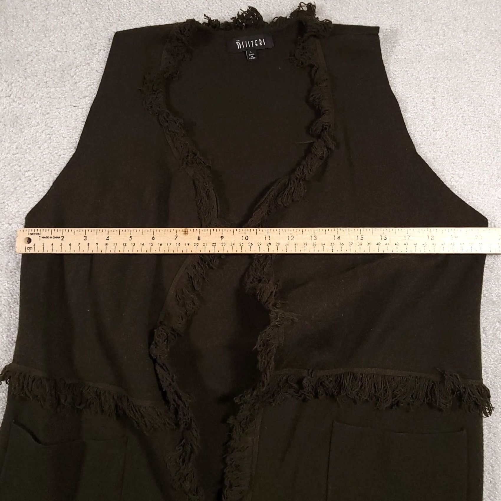 Vintage VINTAGE II Sisters Two Sisters Duster Cardigan Sweater Sleeveless L Green Pockets 90s Bohemian Womens Mens? Size L / US 10 / IT 46 - 5 Thumbnail
