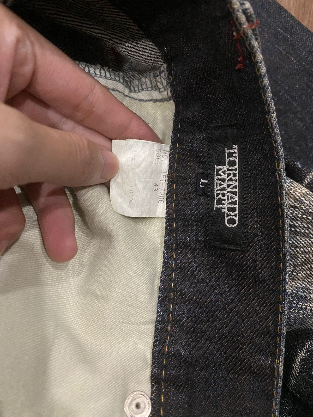 Tornado Mart Tornado Mart Avant-Garde Flared Jeans Size US 30 / EU 46 - 12 Thumbnail