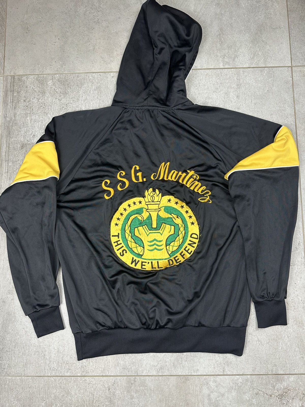 Other SOLD!! Vintage Custom U.S. Army Track-style Hoodie Size US L / EU 52-54 / 3 - 6 Thumbnail