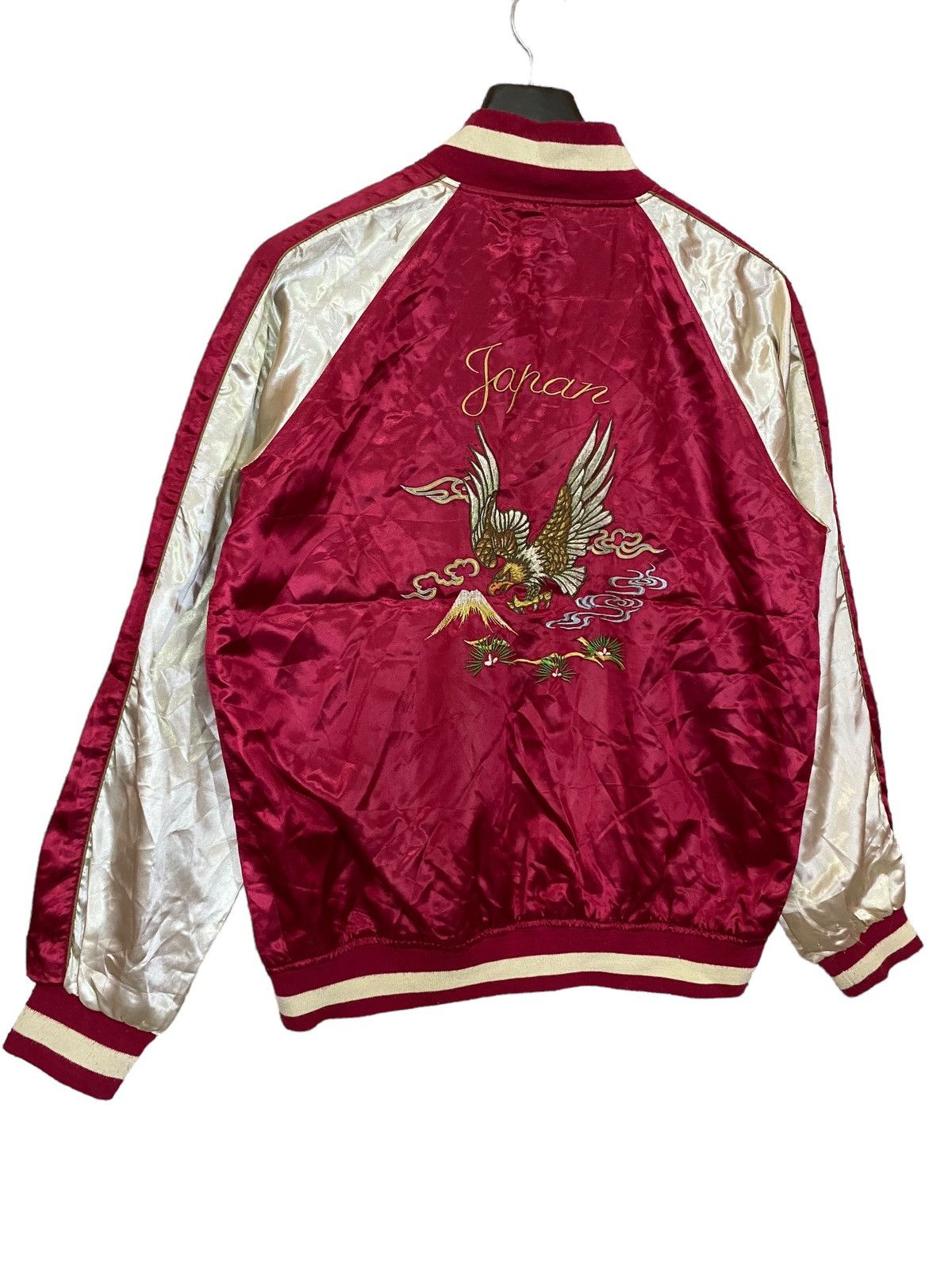 Japanese Brand × Traditional Weatherwear Sukajan bird emboidery jacket satin nice design Size US M / EU 48-50 / 2 - 6 Thumbnail