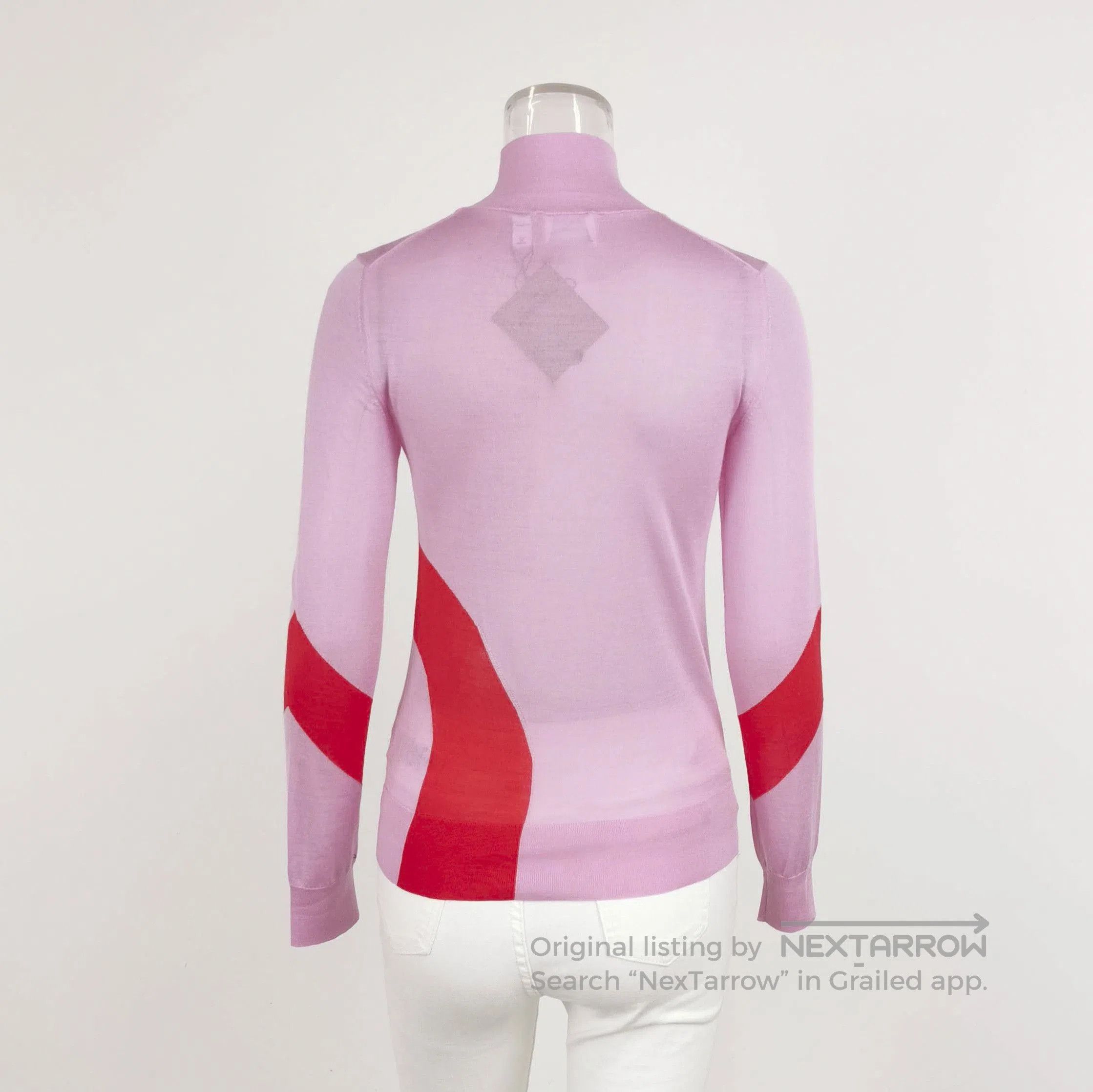 Burberry Burberry Colorful Silk Wool Blend Long Sleeve Sweater . Size US XS / EU 42 / 0 - 2 Thumbnail