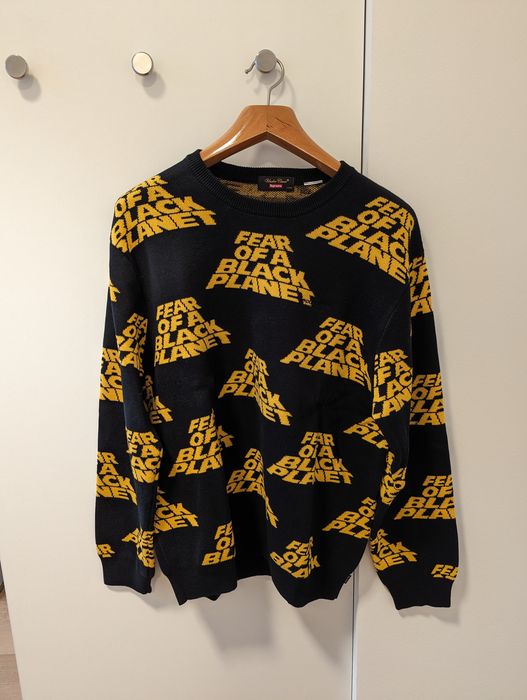 Supreme fear of cheap a black planet sweater