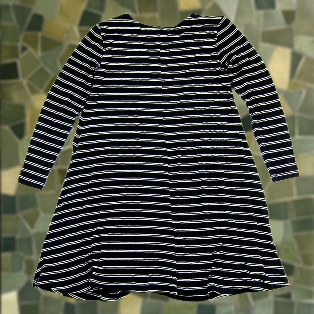 Old Navy Old Navy Black White Stripe Tunic Dress XS Size XS / US 0-2 / IT 36-38 - 1 Thumbnail