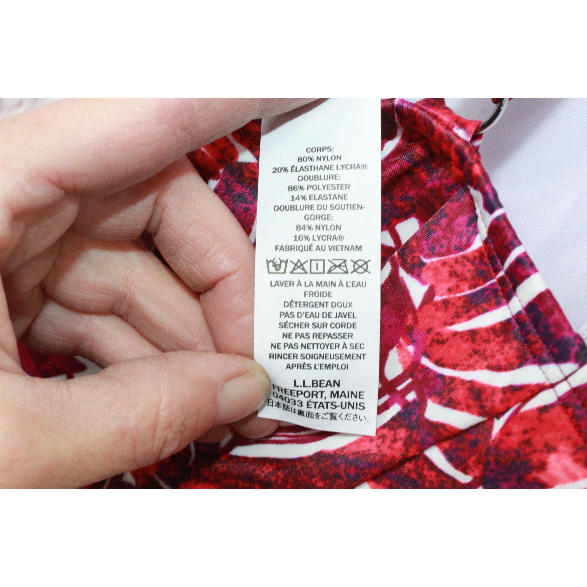 L.L. Bean LL Bean Womens Mix & Match Swimwear Tankini Top Size M / US 6-8 / IT 42-44 - 9 Thumbnail