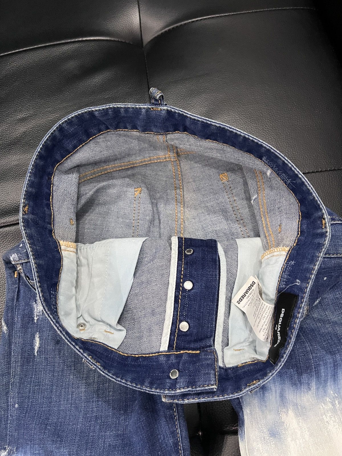 Dsquared2 Dsquared2 2016 Runway Collection: Paint Splatter, Distressed Size US 34 / EU 50 - 6 Thumbnail