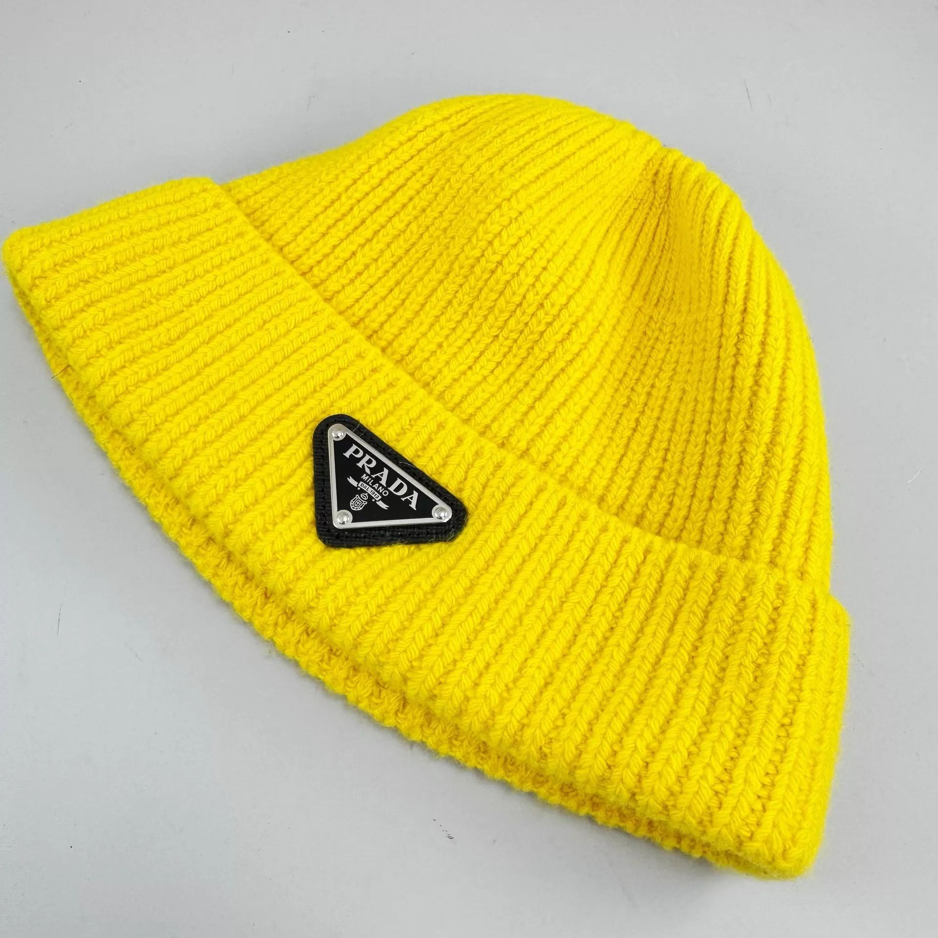 Polo Ralph Lauren Prada triangle logo beanie L New Size ONE SIZE - 2 Thumbnail