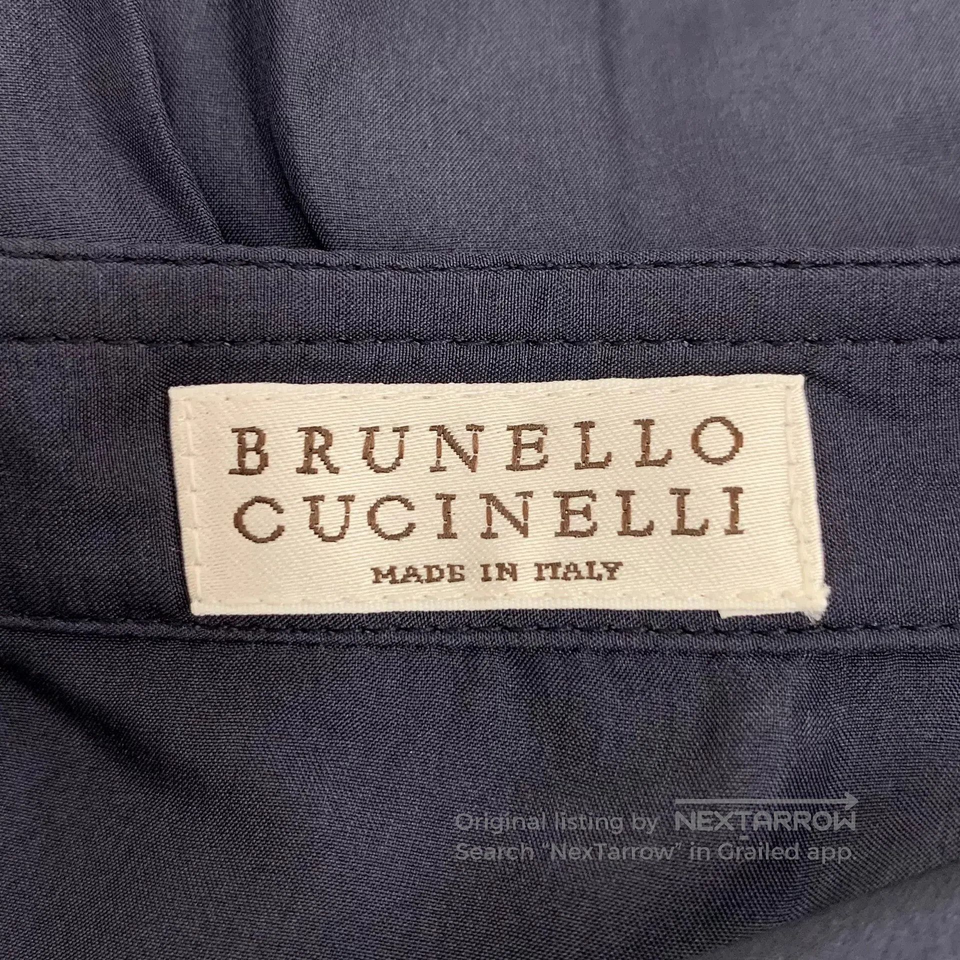 Brunello Cucinelli Brunello Cucinelli Silk Long-Sleeve Shirt. Size US M / EU 48-50 / 2 - 5 Thumbnail