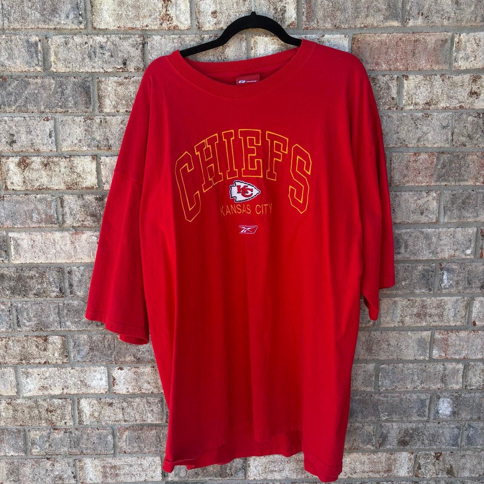 Reebok Vintage 90s Kansas City Chiefs tee Size US XL / EU 56 / 4 - 1 Thumbnail