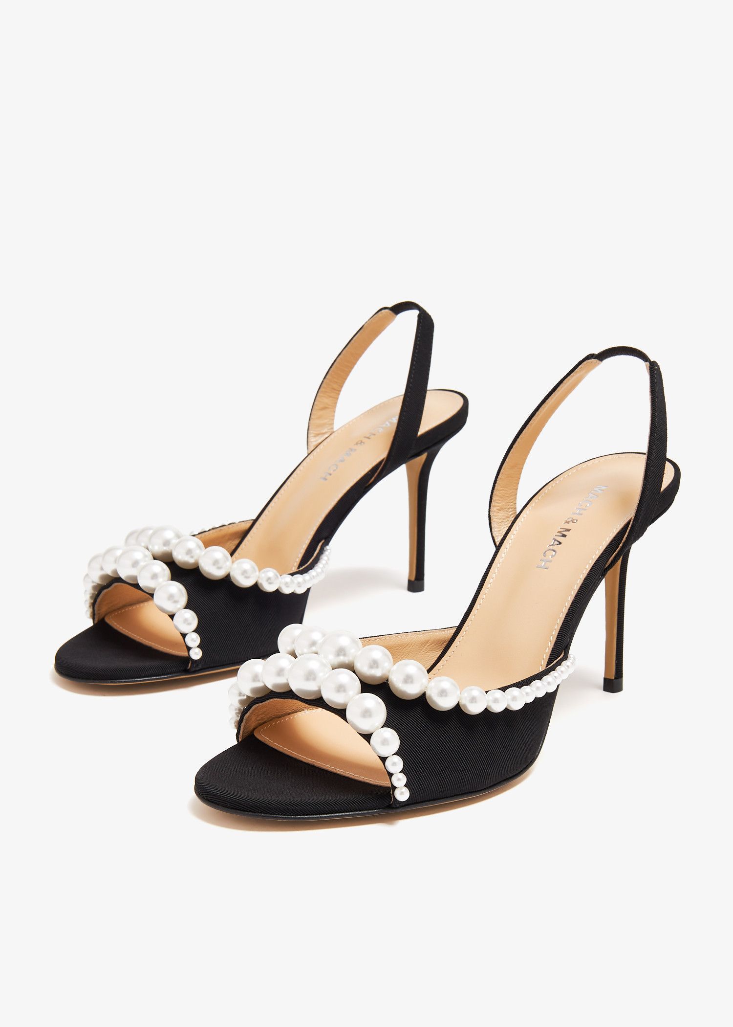 MACH & MACH o1s22i1n0125 Siren Sandals in Black Size US 7 / IT 37 - 5 Thumbnail