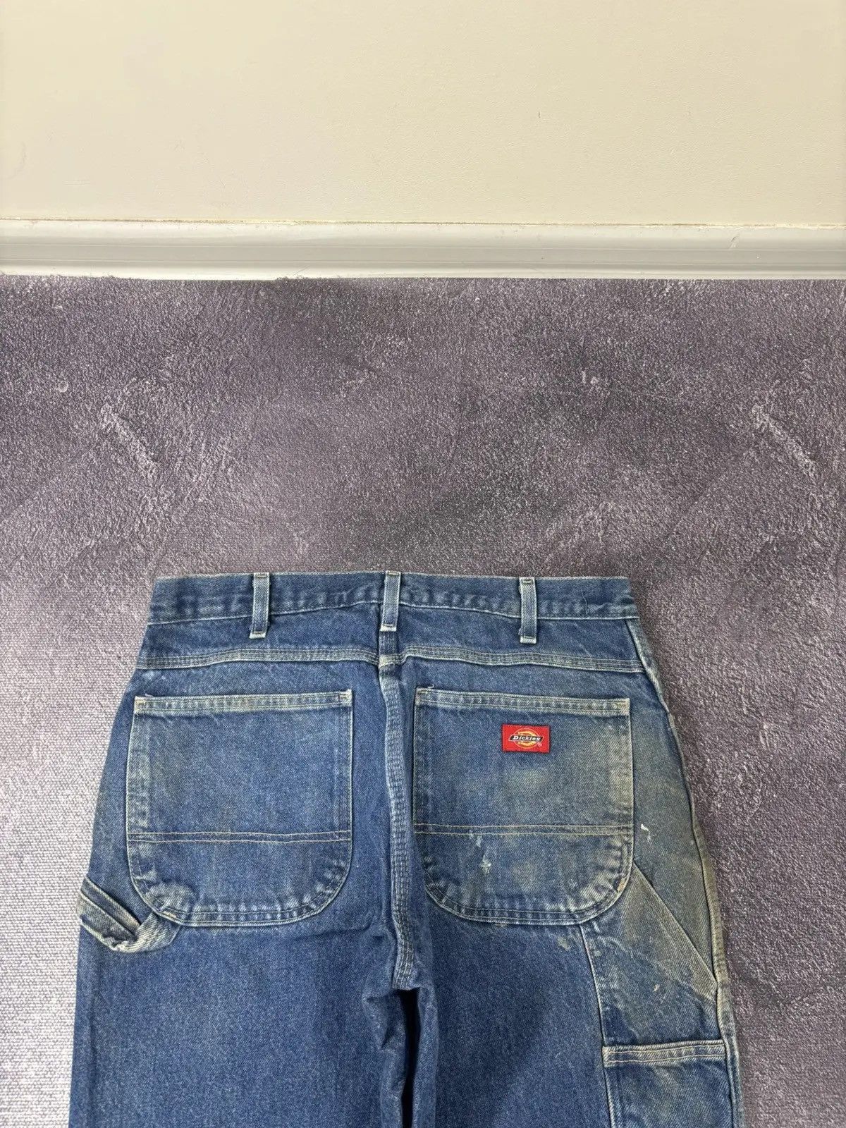 Dickies × Vintage Vintage Dickies Distressed Denim Blue Hype Work Baggy Jeans Size US 32 / EU 48 - 5 Thumbnail