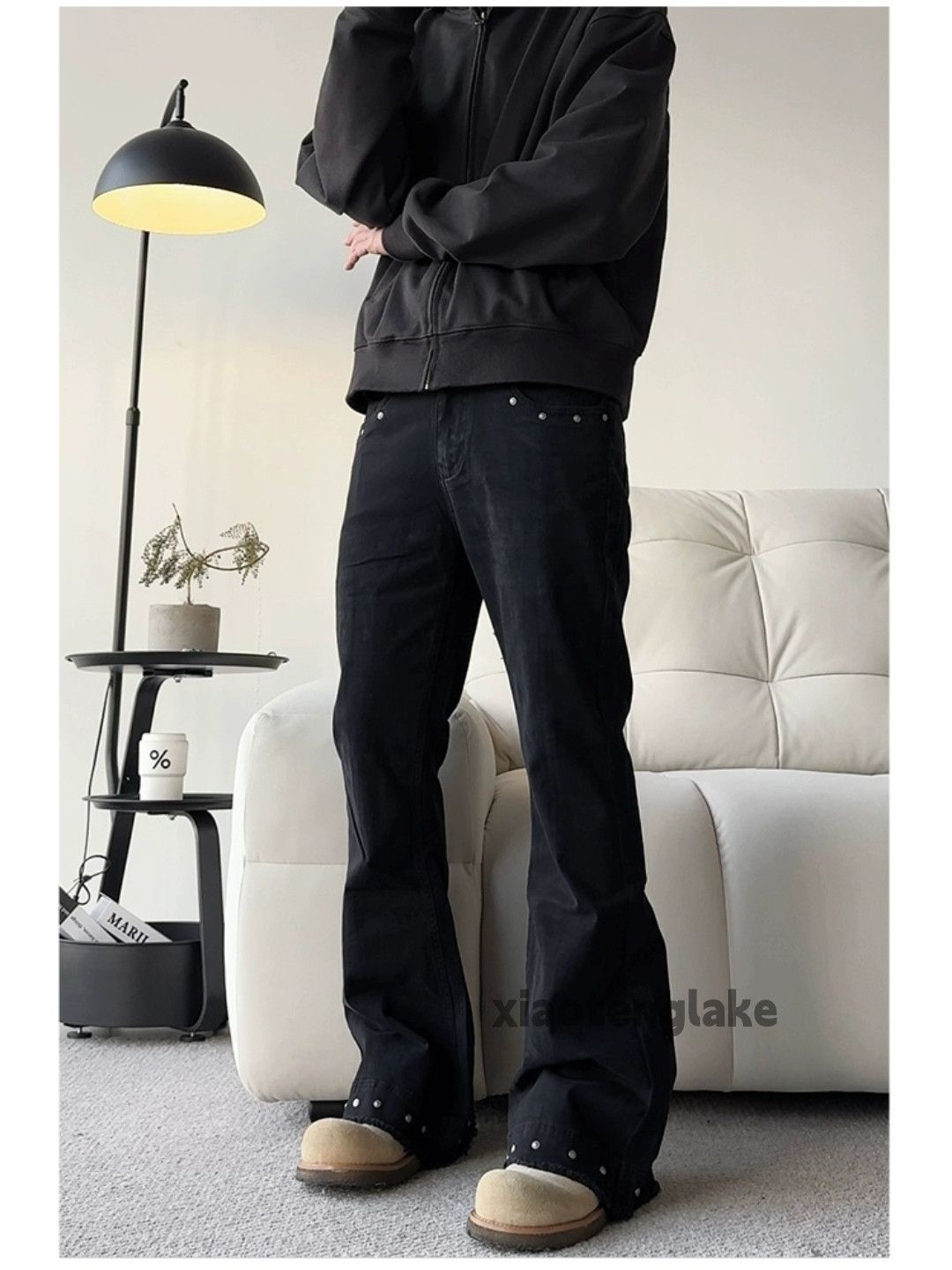 Designer × Japanese Brand × Vintage utility rivet punk grunge bootcut flared cleanfit pants Size US 28 / EU 44 - 5 Thumbnail