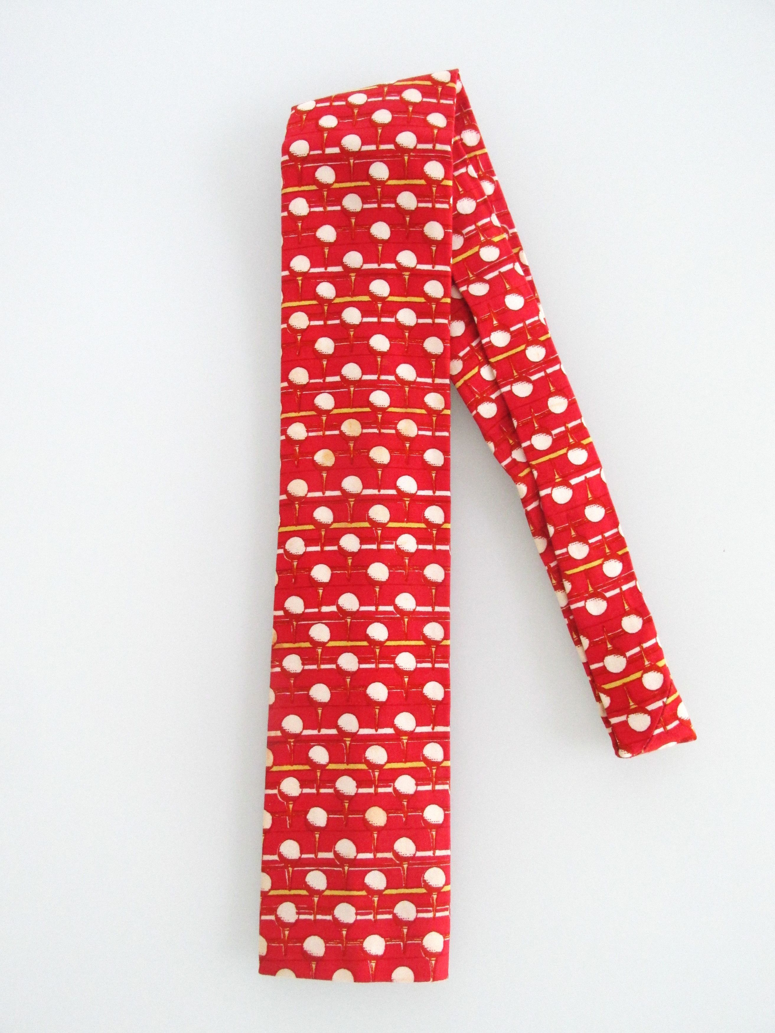 Vintage Rooster Vintage Men's Flat/Square End Cotton Tie Size ONE SIZE - 1 Thumbnail