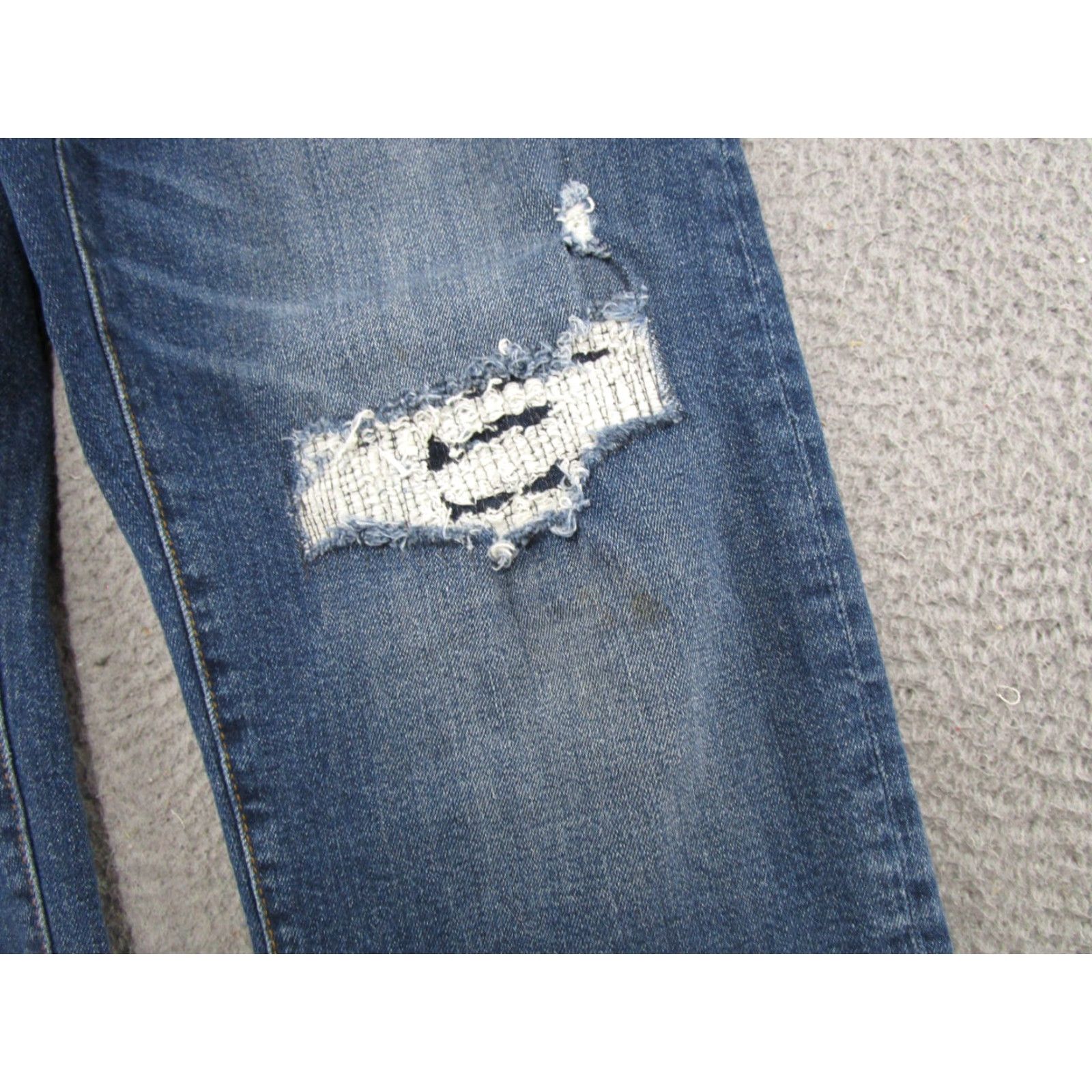 Vintage VINTAGE Aeropostale Slim Straight Jeans Blue 36x30 Distressed Denim Men 5-Pocket Read Size US 36 / EU 52 - 2 Thumbnail