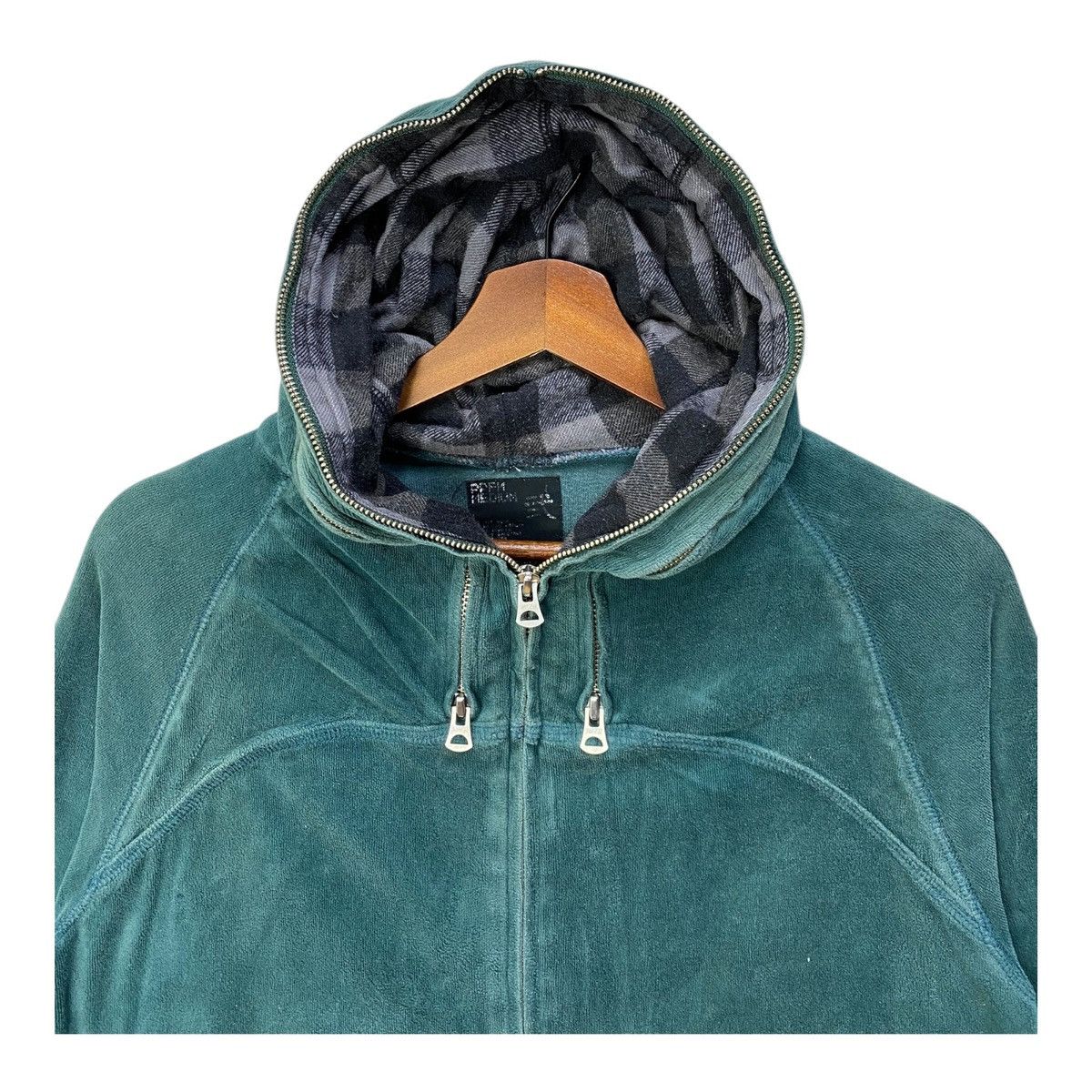 Japanese Brand Japanese Brand PPFM Women Sweater Hoodie Corduroy Fully Zip Size M / US 6-8 / IT 42-44 - 3 Thumbnail