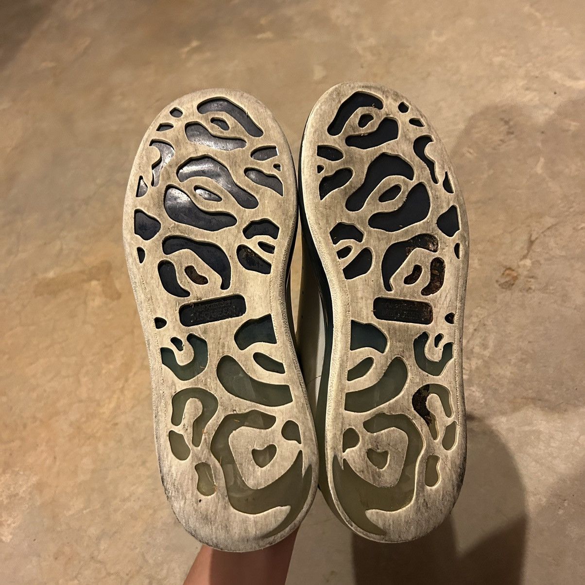 Alexander McQueen × Designer Alexander McQueen Oversized Shoe Worker Blue Sole EU 40 Size US 7.5 / EU 40-41 - 7 Thumbnail