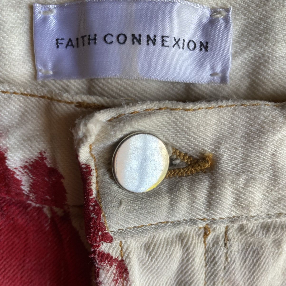Faith Connexion SS18 Graffiti Distressed Denim Size US 32 / EU 48 - 6 Thumbnail