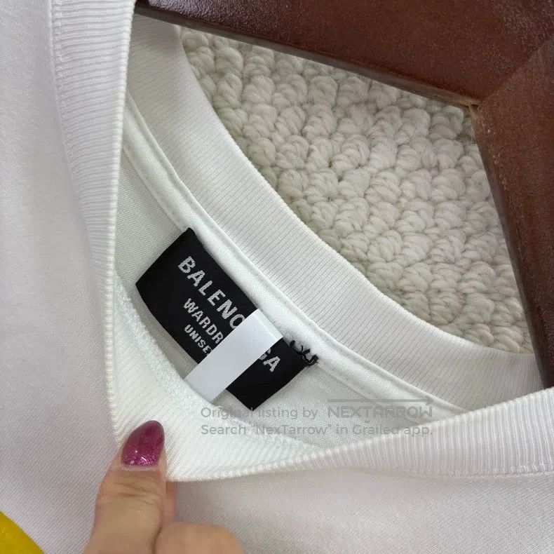 Balenciaga Balenciaga Short Sleeve T-Shirt with Smile Pattern Size US XXS / EU 40 - 3 Thumbnail