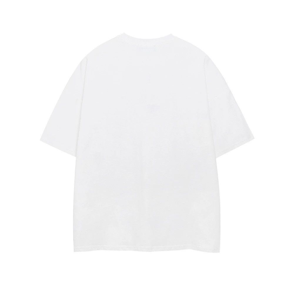 Vintage Loose men's hip-hop trendy graffiti guitar print T-shirt Size US M / EU 48-50 / 2 - 2 Thumbnail