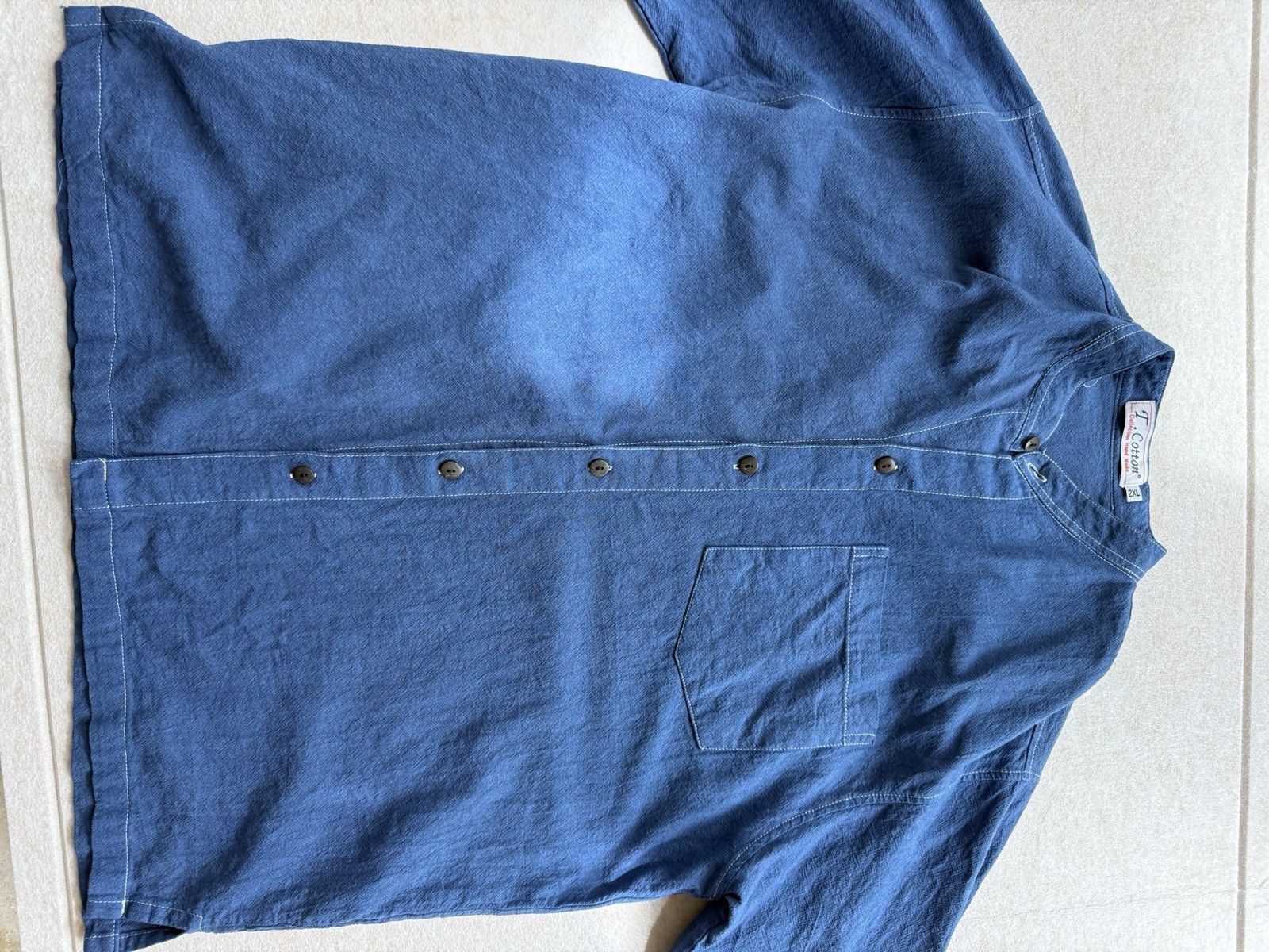 Handmade T. Cotton Hand Made 2XL Men’s Size US L / EU 52-54 / 3 - 4 Thumbnail