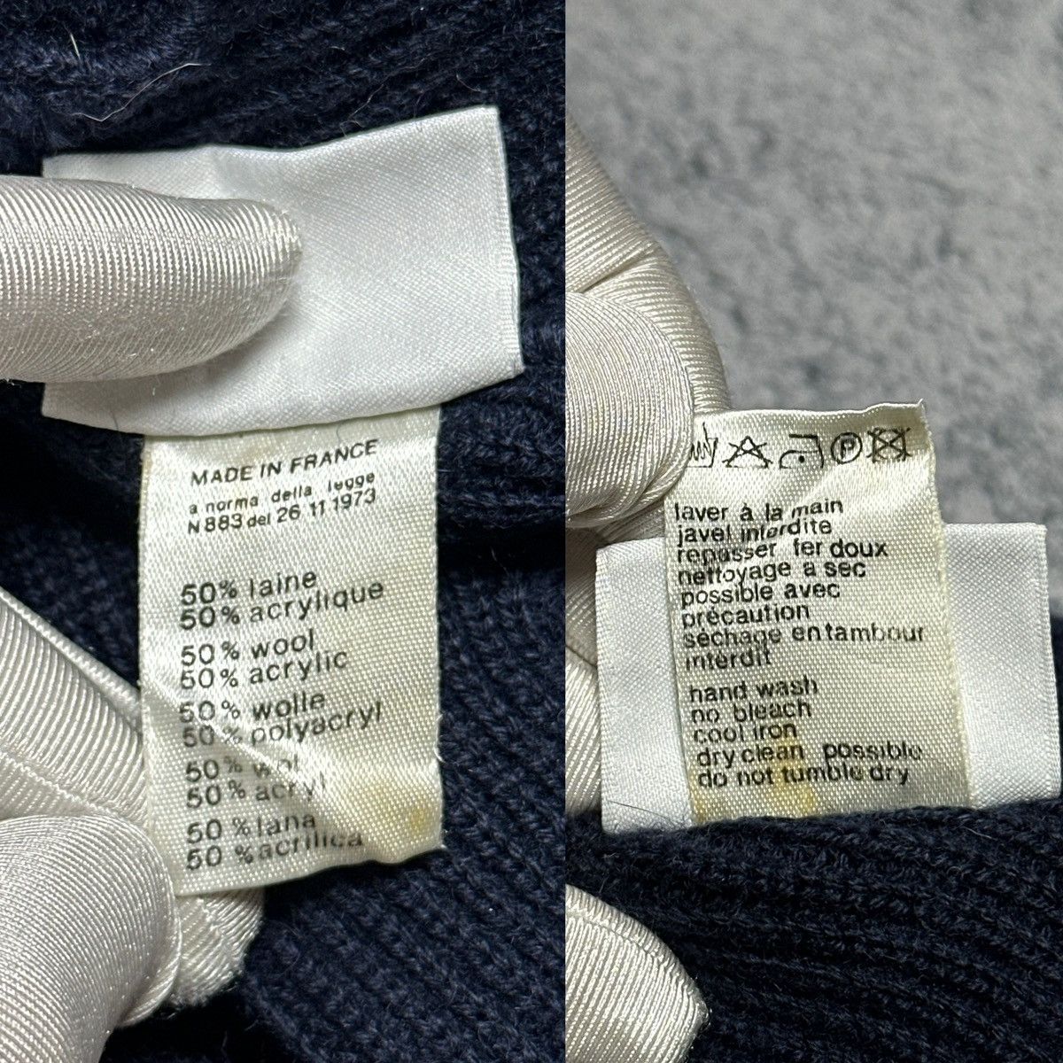 Lacoste Vintage Lacoste Chemise Logo Beanie Hat Size ONE SIZE - 9 Thumbnail