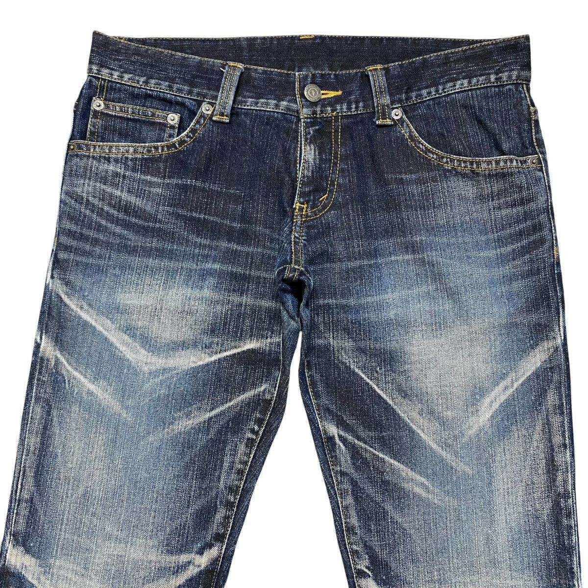 Tornado Mart Vintage Tornado Mart Denim Flare Jeans Whisker Size US 31 - 3 Thumbnail